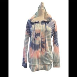 NWT Clearlove tie dye hooded sweatshirt size S